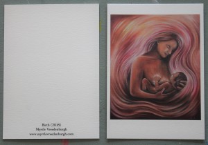 BirthKunstkaartA6 Kunstkaart A6 "Birth" A6 Natuurpapier