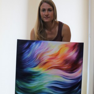 Origineel schilderij energy in Motion Kleurenpad 2019 Energy in Motion origineel schilderij